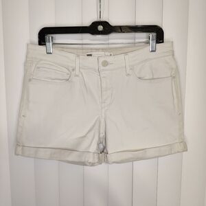 Levi's cream colored denim shorts size 30
